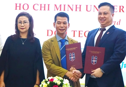 DCH HỢP TÁC CHIẾN LƯỢC VỚI TRƯỜNG ĐẠI HỌC NGÂN HÀNG TP.HCM PHÁT TRIỂN HỆ SINH THÁI GIÁO DỤC – CÔNG NGHỆ
